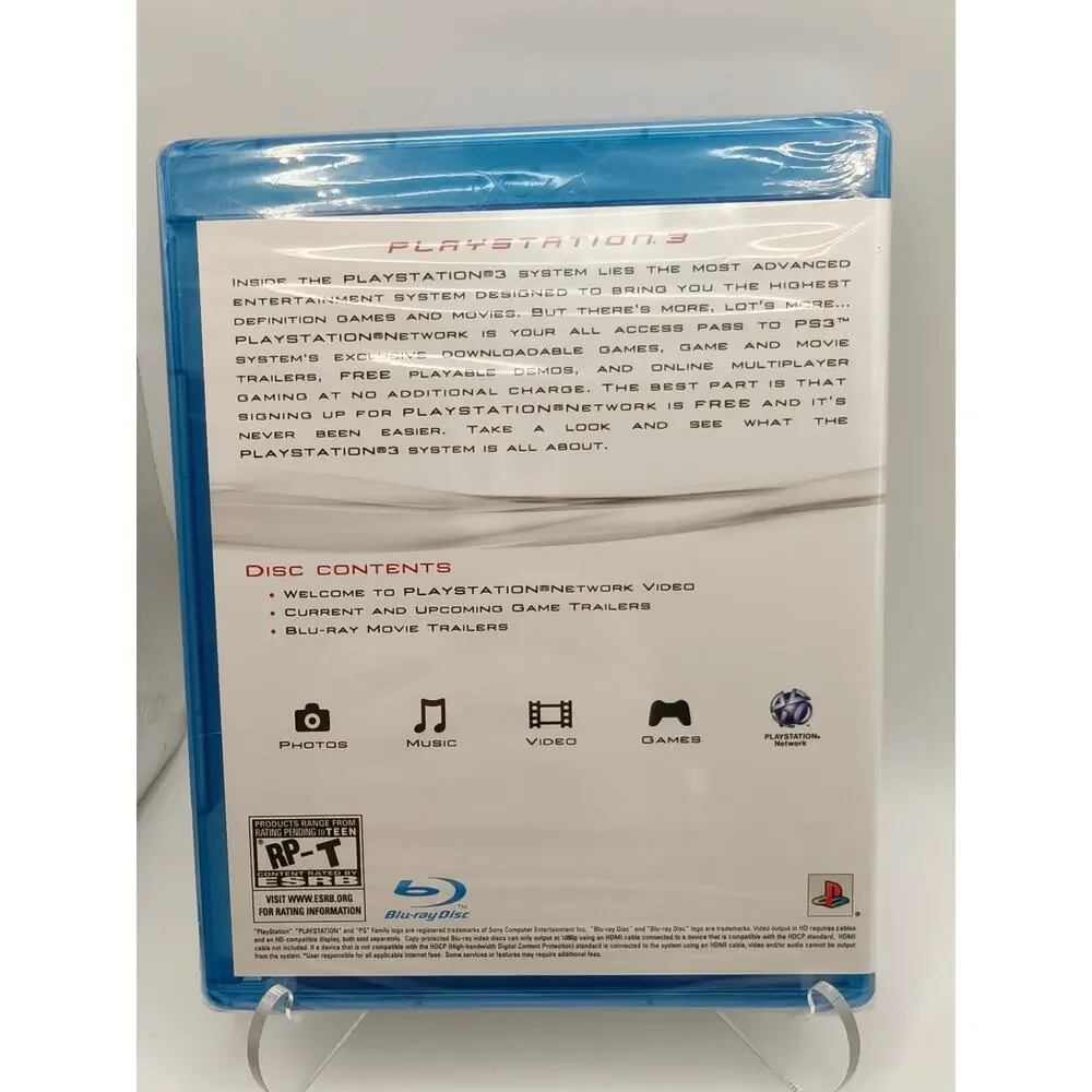PS3 Welcome to PlayStation Network Promo Blu-ray Sealed NFR